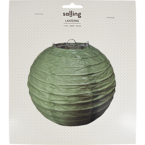 Papirslanterne Ø:20 cm - Grøn
