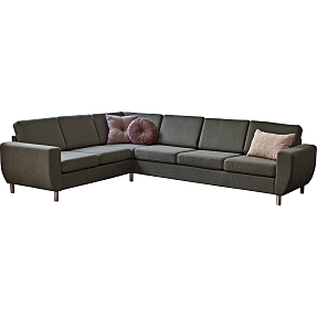 Rom Nordic vendbar hjørnesofa - grøn