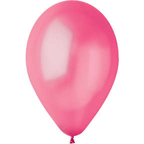 Latexballoner 30 cm 6-pak - metallic fuchsia