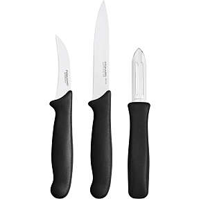 Fiskars Essential urte-/skrællesæt (3 dele)