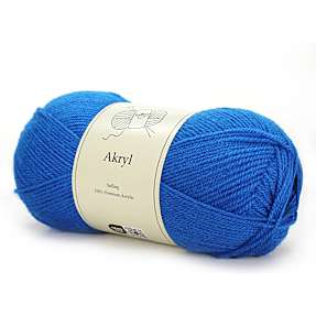 Salling akrylgarn - blå 12737