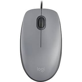 Logitec - M110 lydløs mus - grå