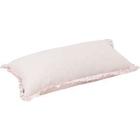 Hoppekids Winter Wonderland pude med flæser - Rosa