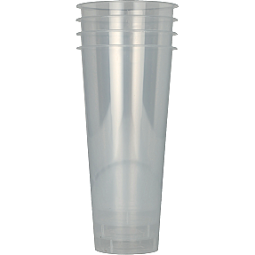 Transparent kop 4-pak - 710 ml