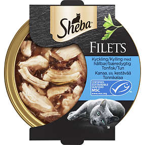 Vådfoder m. kylling og tun