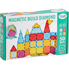 Construktor kid magnetisk bygggesæt 50 dele
