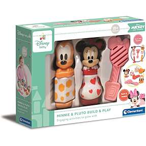 Clementoni Minnie & Pluto - Build & Play byggelegetøj