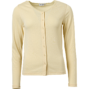VRS dame cardigan str. S - gul