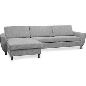 Urban 3D XL vendbar sofa med chaiselong - lysegrå