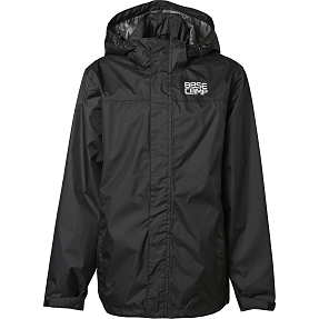 Basecamp junior regnjakke 134/140 - sort