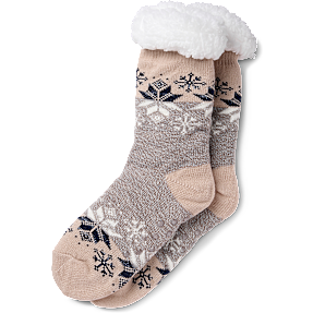 VRS dame kæmpe hyggestrømper str. 39-41 - lysegrå