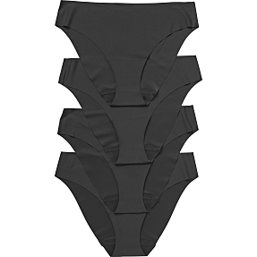 VRS dame 4-pak tai trusser str. S - sort