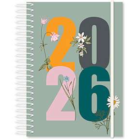 Spiralkalender 2026 - blomst