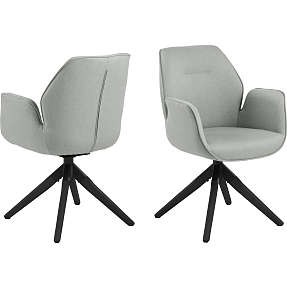 Aura spisebordsstol - lysegrå