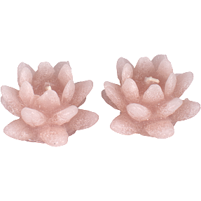 Flydelys 6,5x4,0 cm 2-pak - rosa