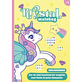 Krystal malebog - enhjørning