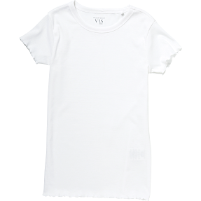 VRS teen rib T-shirt str. 146/152 - hvid