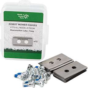 12 stk. knive til Mammotion robotplæneklipper