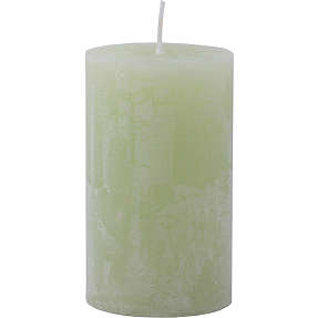 Salling rustikt bloklys 6x10 cm - støvgrøn