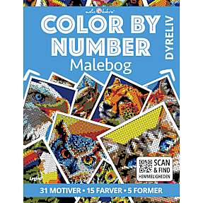 Color by number - dyreliv