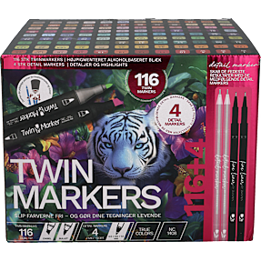 Danpen Twinmarkers 116 + 4 stk