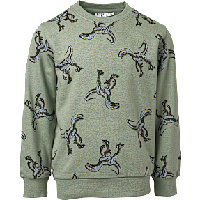 VRS børne sweatbluse str. 122/128 - grøn