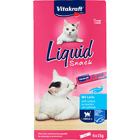 Flydende snack m. laks