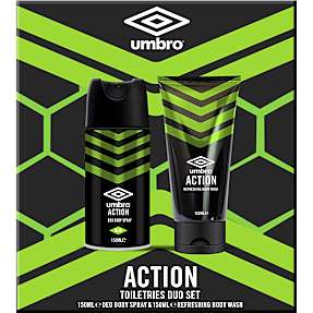 Gaveæske Action m. deodorantspray og body wash