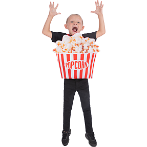 Popcorn kostume str. 128 cm