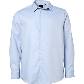 VRS herre regular fit skjorte str. M - lyseblå