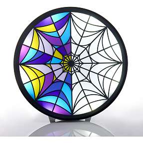 Wednesday vindue med lys