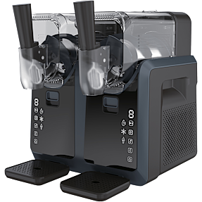 Salling dobbelt slush ice-maskine - mat grå