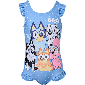 Bluey badedragt str. 110/116 - blå