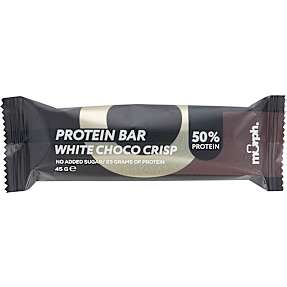 Proteinbar m. hvid chokoladeknas