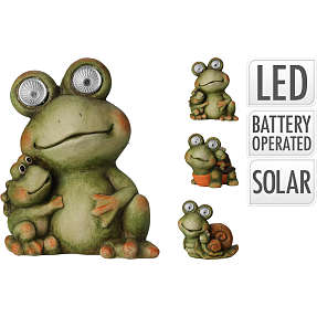 Timber havefigurer dyr - flere varianter - assorteret