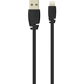 Sinox Pro USB-A til lightning kabel - sort