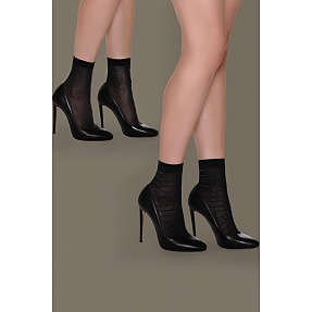 VRS 2-pak ankelstrømper Lissabon str. onesize - sort