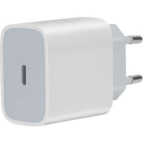 USB-C oplader-adapter - hvid