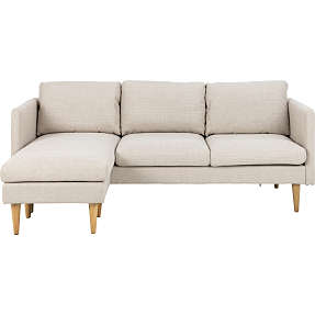 Milly 2-personers sofa m. chaiselong - beige