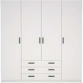 Sprint garderobeskab - hvid