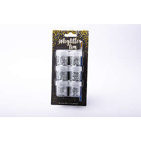 Glimmerlimmix sølvfarvet 6 x 20 ml