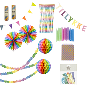 Festpakke - multifarvet