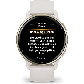 Garmin Vivoactive 5 smartwatch - Cream Gold