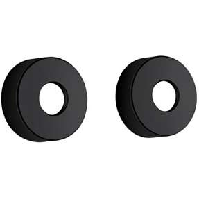 Damixa Rosetter 3/4" Ø75 mm 2 stk mat sort