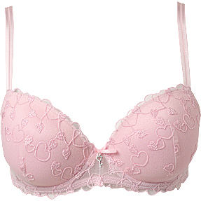 VRS dame BH str. C80 - pink