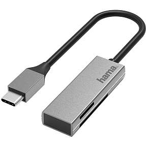 Hama kortlæser USB-C USB 3.0 SD/MicroSD
