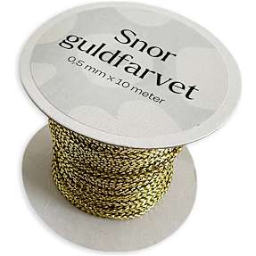 Snor - guldfarvet