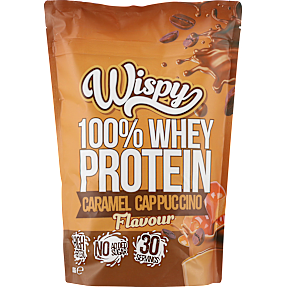 Proteinpulver m. karamel- og kaffesmag