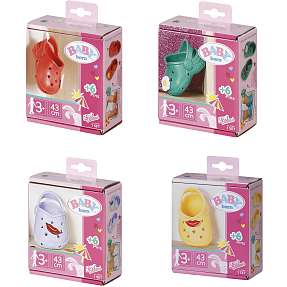 Baby Born dukke sko - flere varianter - assorteret