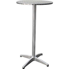 Augusta cafébord i aluminium Ø: 60 cm